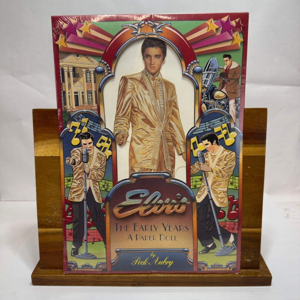 Vintage 1996 Elvis The Early Years Paper Doll Set By Peck Aubry 12 Outfits New